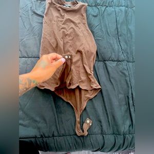 Brown Bodysuit